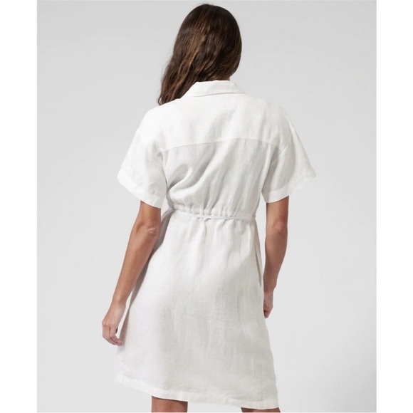 NWT Athleta Playa Wrap Dress White 2 - Picture 2 of 7